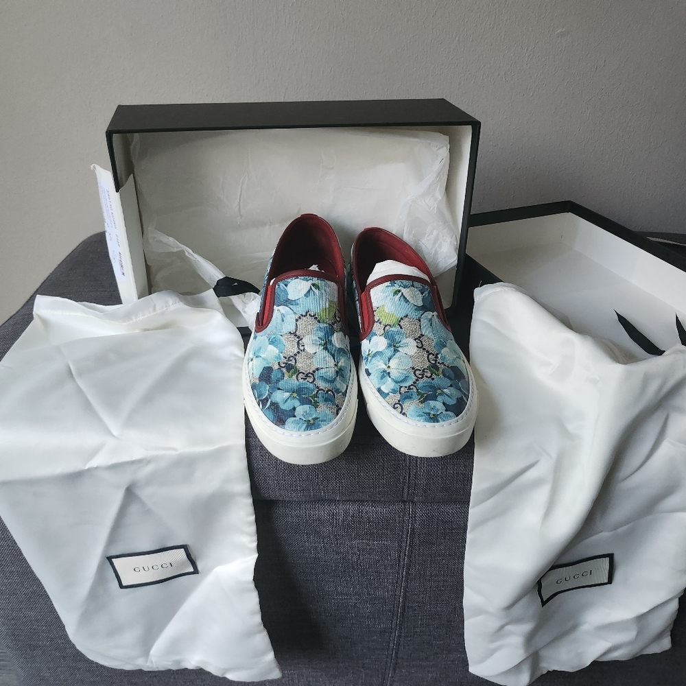 Gucci Bloom Slip On Sneakers